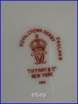 Royal Crown Derby England for Tiffany & Co. Porcelain Salad Plate. 11 Pieces