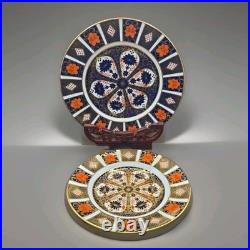 Royal Crown Derby English Bone China 1130 Dinner And Salad Plates