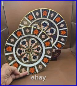 Royal Crown Derby English Bone China 1130 Dinner And Salad Plates