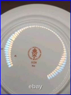 Royal Crown Derby English Bone China 1130 Dinner And Salad Plates
