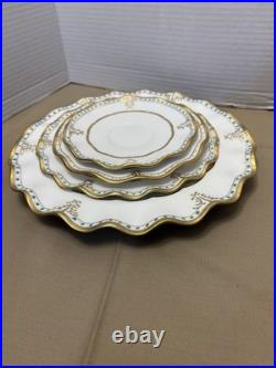 Royal Crown Derby English Bone China Set Of 4 Plates