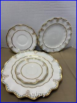 Royal Crown Derby English Bone China Set Of 4 Plates