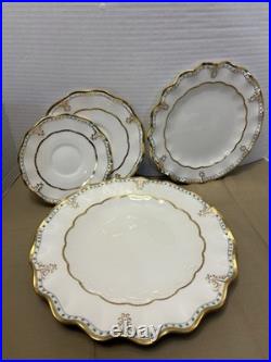 Royal Crown Derby English Bone China Set Of 4 Plates