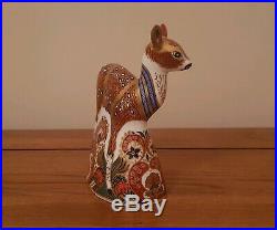Royal Crown Derby FAWN Paperweight Gold Stopper 1st Quality c. 1996