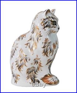 Royal Crown Derby FIFI CAT Paperweight Figurine