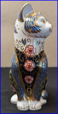 Royal Crown Derby FIRESIDE CAT Ltd Edition 597/950 Peter Jones w Original Box e Royal Crown Derby FIRESIDE CAT Ltd Edition 597/950 Peter Jones w Original Box e
