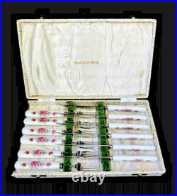Royal Crown Derby Flatware in Box (12 pieces)
