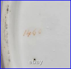 Royal Crown Derby Floral Decorated Cabinet Plate with Gold & Jewels 1884, 8 3/4