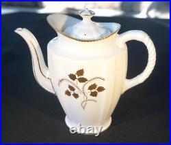 Royal Crown Derby Floral Gilt Coffee Pot
