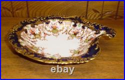 Royal Crown Derby For Tiffany & Co. NY Bone China Shell Bowl 3707 9.5