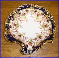 Royal Crown Derby For Tiffany & Co. NY Bone China Shell Bowl 3707 9.5