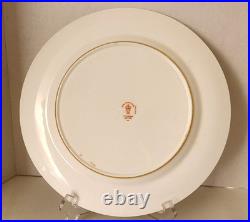 Royal Crown Derby For Tiffany & Co NY Encrusted 9 Plate (B) Ca 1912