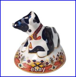 Royal Crown Derby Friesian Cow Buttercup 2001 Fine Bone China Paperweight