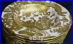 Royal Crown Derby GOLD AVES A1235 rimmed soup up to 12 available