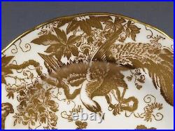 Royal Crown Derby GOLD AVES GOLD RIM Dessert Bread and Butter Plate RARE