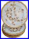 Royal-Crown-Derby-GOLD-RAISED-FLOWERS-LEAVES-TURQUOISE-Gadrooned-Lunch-6-Plates-01-gieu