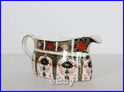 Royal Crown Derby GRAVY BOAT & UNDERPLATE Old Imari 1128 Sauce Stand Platter