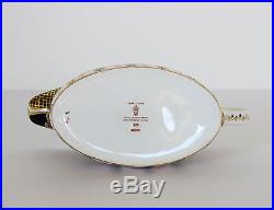 Royal Crown Derby GRAVY BOAT & UNDERPLATE Old Imari 1128 Sauce Stand Platter