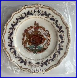 Royal Crown Derby Gadroon Plate Diamond Jubilee Ltd Edition New in Box