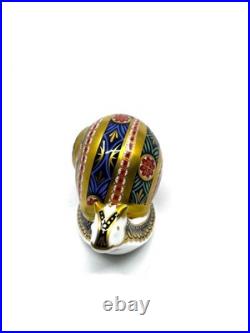 Royal Crown Derby Garden Snail Paperweight