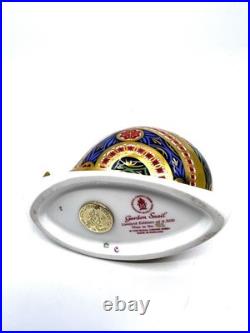 Royal Crown Derby Garden Snail Paperweight
