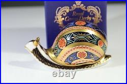 Royal Crown Derby Garden Snail Paperweight Exclusive Ltd Ed 1st Q AA3