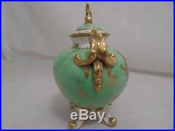 Royal Crown Derby Gilt Handles & Floral Sprays Urn Vase & Cover by W Moseley 6