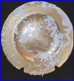 Royal Crown Derby Gold Aves 10 3/8 Dinner Plate XXXV D