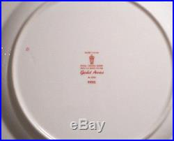 Royal Crown Derby Gold Aves 10 3/8 Dinner Plate XXXV D