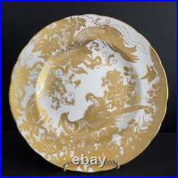 Royal Crown Derby Gold Aves A1235 8.5 Salad Plate English Bone China 22K #5