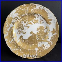 Royal Crown Derby Gold Aves A1235 8.5 Salad Plate English Bone China 22K #8
