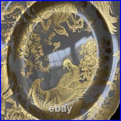 Royal Crown Derby Gold Aves A1235 8.5 Salad Plate English Bone China 22K #8