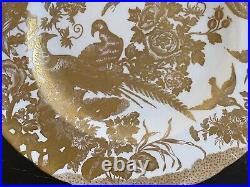 Royal Crown Derby Gold Aves Dinner Plate
