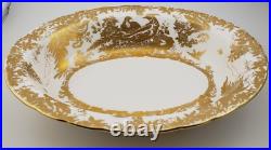 Royal Crown Derby Gold Aves Oval Serving Bowl