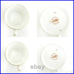 Royal Crown Derby Gold Aves Tea Set Teapot Sugar Pot Cup&Saucer