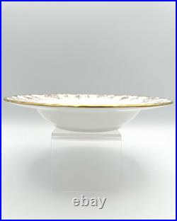 Royal Crown Derby Gold Vine Rim Soup Bowls 8 1/4, Set of 13