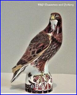 Royal Crown Derby Golden Eagle limited edition of 750 paperweight