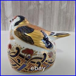 Royal Crown Derby Goldfinch Bird Figurine Fine Bone China Collectible 1996 Hand