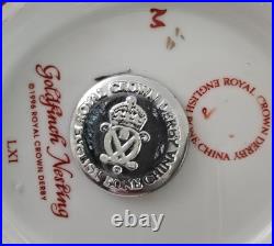 Royal Crown Derby Goldfinch Bird Figurine Fine Bone China Collectible 1996 Hand