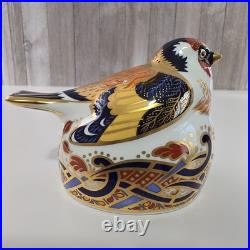Royal Crown Derby Goldfinch Bird Figurine Fine Bone China Collectible 1996 Hand Royal Crown Derby Goldfinch Bird Figurine Fine Bone China Collectible 1996 Hand