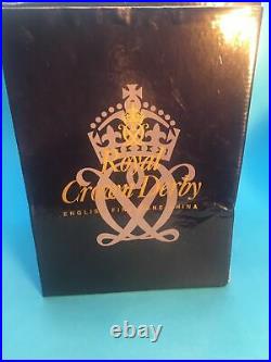 Royal Crown Derby Grecian Bull Paperweight Gold Stopper Limited Edition Boxed