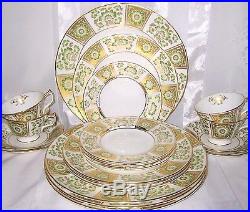 Royal Crown Derby Green Derby Panel Place Settings (20pcs)