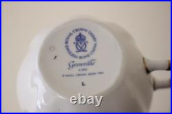 Royal Crown Derby Grenville Cup & Saucer Set, Fine Bone China, Used