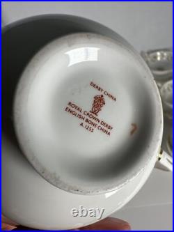 Royal Crown Derby Grosvenor A1255 fine china cup and saucers 24 pieces