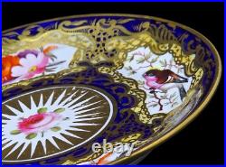 Royal Crown Derby Guilt And Polychrome 8 Teacups And 7 Saucers