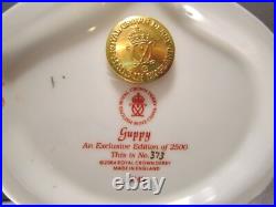 Royal Crown Derby Guppy Figurine Paperweight (5 In.) 2005 Ltd. Ed. England