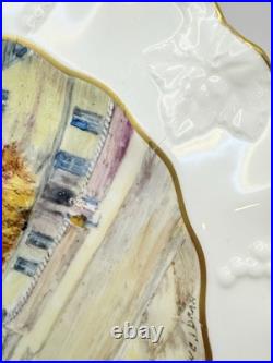 Royal Crown Derby Haddon Hall Hand Painted Scenic Plates Set of 11 (+1 Free)