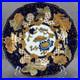Royal-Crown-Derby-Hand-Painted-Blue-Green-Bronze-Gold-Beaded-Floral-Cobalt-Plate-01-ou
