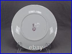 Royal Crown Derby Hand Painted Fish Gold & White Beaded & Red 9 1/8 Inch Plate B