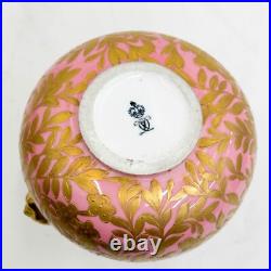 Royal Crown Derby Hand Painted Porcelain 6 inch Vase Pink circa 1890